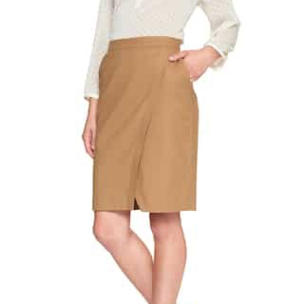 Banana Republic Twill Wrap Pencil Skirt